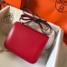 Hermes Mini Constance 18cm Red Epsom Bag