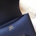 Hermes Mini Constance 18cm Sapphire Epsom Bag