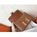 Hermes Epsom Constance 24cm Brown Handmade Bag