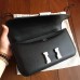 Hermes Black Epsom Constance Elan 25cm Bag