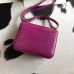 Hermes Constance 24cm Rose Scheherazade Porosus Crocodile