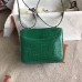 Hermes Constance 24cm Green Porosus Crocodile