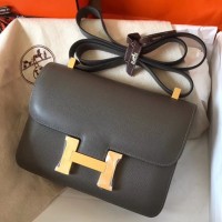 Hermes Epsom Constance 24cm Ardoise Handmade Bag Hermes Epsom Constance 24cm Ardoise Handmade Bag