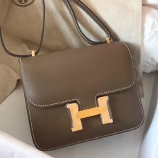 Hermes Mini Constance 18cm Taupe Epsom Bag Hermes Mini Constance 18cm Taupe Epsom Bag