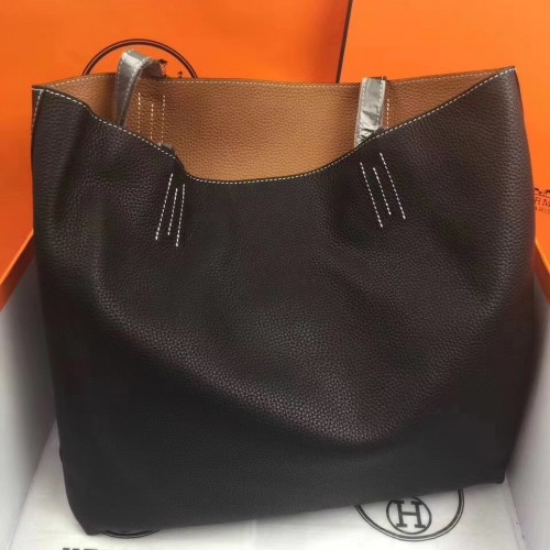 Hermes Double Sens Tote Clemence 45 at 1stDibs  hermes double sens 45, double  sens 45 bag, hermes double sens review