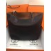 Hermes Double Sens 45cm Tote In Black/Brown Leather