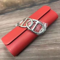 Hermes Handmade Egee Clutch In Red Swift Leather Hermes Handmade Egee Clutch In Red Swift Leather