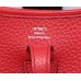 Hermes Red Evelyne II TPM Messenger Bag