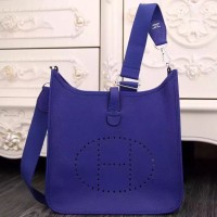 Hermes Electric Blue Evelyne III PM Bag Hermes Electric Blue Evelyne III PM Bag