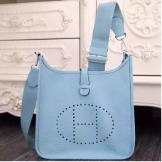 Hermes Light Blue Evelyne III PM Bag Hermes Light Blue Evelyne III PM Bag