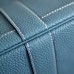 Hermes Small Garden Party 30cm Tote In Jean Blue Leather