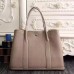 Hermes Small Garden Party 30cm Tote In Grey Leather