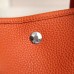 Hermes Small Garden Party 30cm Tote In Orange Leather