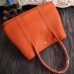 Hermes Small Garden Party 30cm Tote In Orange Leather