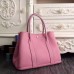 Hermes Small Garden Party 30cm Tote In Pink Leather