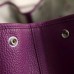 Hermes Small Garden Party 30cm Tote In Purple Leather