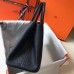 Hermes Black Clemence Garden Party 30cm Handmade Bag