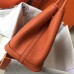 Hermes Orange Clemence Garden Party 30cm Handmade Bag