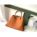 Hermes Tan Fjord Garden Party 30cm With Printed Lining