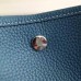Hermes Medium Garden Party 36cm Tote In Blue Jean Leather