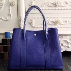 Hermes Medium Garden Party 36cm Tote In Electric Blue Leather Hermes Medium Garden Party 36cm Tote In Electric Blue Leather
