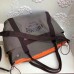 Hermes Khaki Functional Grooming Bag