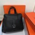 Hermes Halzan Bag In Black Clemence Leather