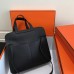 Hermes Halzan Bag In Black Clemence Leather