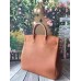 Hermes Brown Haut a Courroies HAC Birkin 40cm Bag