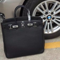 Hermes Birkin 32 HAC  Haut à courroies  Black Box Calf V Circle