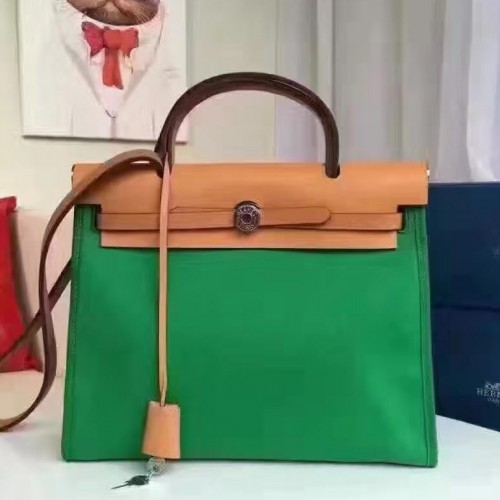 Sell Hermès Herbag 31 Zip Bag - Green