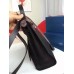 Hermes Herbag Zip PM 31cm Bag In Black Canvas