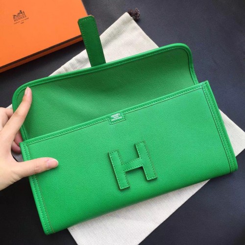 Hermes Bambou Epsom Leather Elan Jige 29 Clutch Hermes