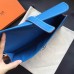 Hermes Jige Elan 29 Clutch Bag In Blue Epsom Leather