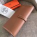 Hermes Jige Elan 29 Clutch Bag In Brown Epsom Leather