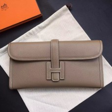 Hermes Etoupe Epsom Jige Elan 29 Clutch