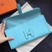 Hermes Celeste Epsom Jige Elan 29 Clutch