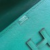 Hermes Dark Green Epsom Jige Elan 29 Clutch