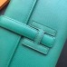 Hermes Dark Green Epsom Jige Elan 29 Clutch