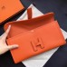 Hermes Orange Epsom Jige Elan 29 Clutch