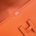 Hermes Orange Epsom Jige Elan 29 Clutch