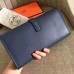 Hermes Sapphire Epsom Jige Elan 29 Clutch