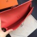 Hermes Flamingo Epsom Jige Elan 29 Clutch