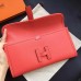 Hermes Flamingo Epsom Jige Elan 29 Clutch