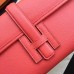 Hermes Flamingo Epsom Jige Elan 29 Clutch