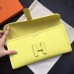 Hermes Soufre Epsom Jige Elan 29 Clutch