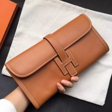 Replica Hermes Jige Elan 29 Clutch In Pink Crocodile Leather