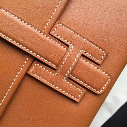 Hermès Jige Elan 29 Touch Nata Beige Swift Leather & Sable Alligator 