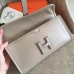 Hermes Grey Swift Jige Elan 29 Clutch