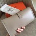 Hermes Grey Swift Jige Elan 29 Clutch